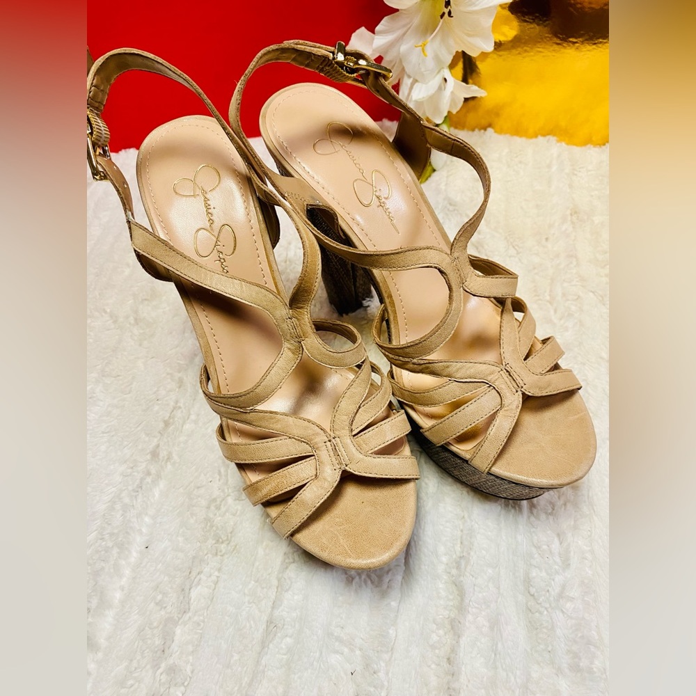 JESSICA SIMPSON Leather Heels